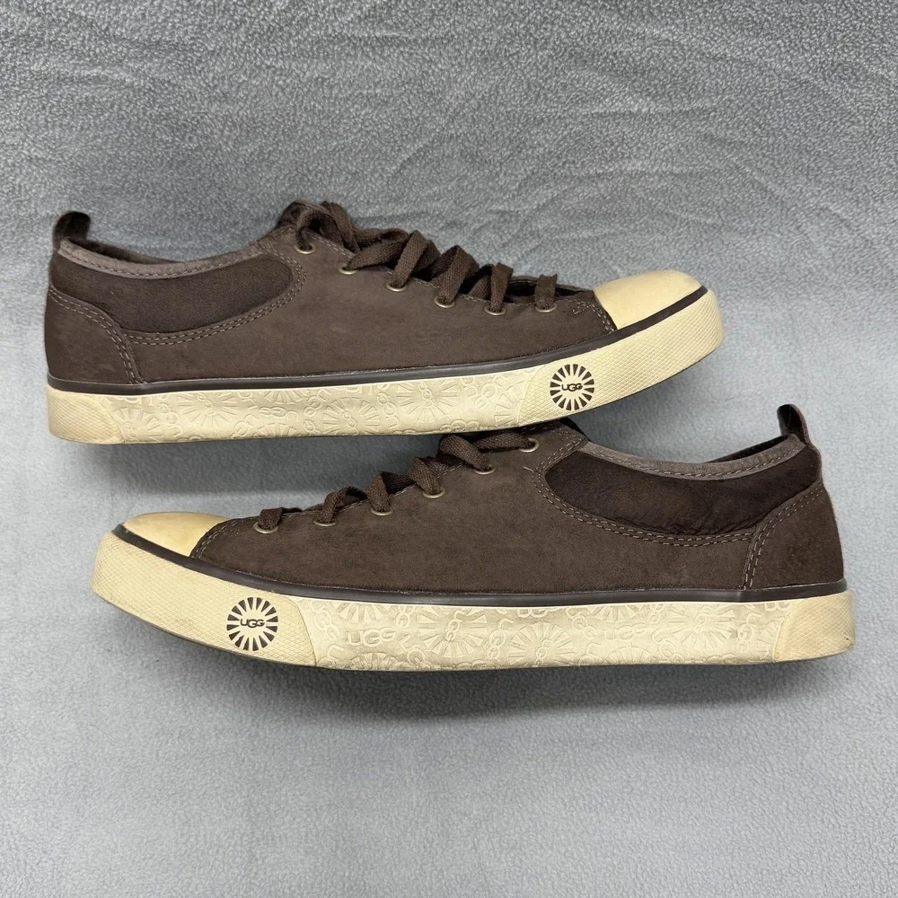 UGG Evera Shoes Womens Size 10‎ Brown Suede Low Top Casual Sneaker 1888